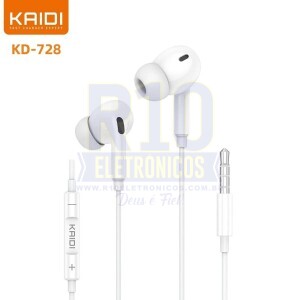 FONE KAIDI P2 COM MICROFONE KD-728