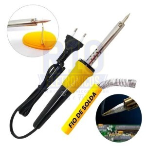 FERRO DE SOLDA BOMVINK BOM-9514 127V-40W COM ESTANHO