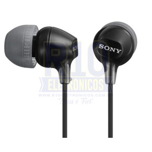 FONE SONY MDR-EX15LP PRETO