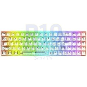 TECLADO GAMER SEM FIO REDRAGON POLLUX PRO RDK628CT-RGB-PRO
