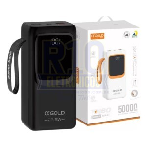 POWER BANK 50000MAH A´GOLD BTE-61 TURBO 22.5W 5USB+VISOR