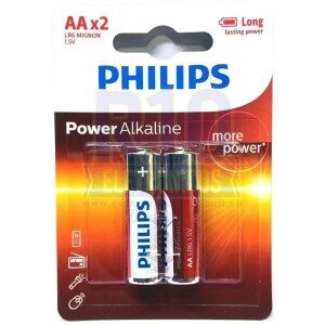 PILHA PHILIPS ALKALINA C/2 AA