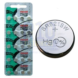 BATERIA DE RELÓGIO MAXELL 364 CARTELA C/20 SR621SW 