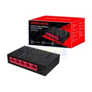 SWITCH MERCUSYS 5 PORTAS MS105G GIGABIT