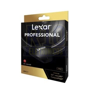 LEITOR DE CARTÃO LEXAR RW500 TIPO-C USB3.1 MICRO SD/SD/COMPACT FLASH