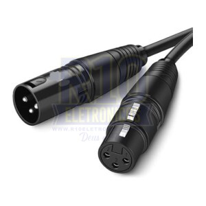 CABO XLR/DMX PARA MICROFONE GRASEP D-MK01 1,5M