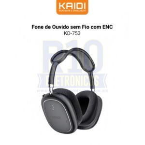 FONE BLUETOOTH KAIDI KD-753 68HORAS ENC 
