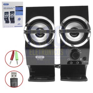 CAIXA DE SOM PARA PC KNUP KP-7024