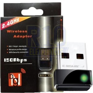 ADAPTADOR WIFI USB CAIXA PRETA LV-UW06 802.11