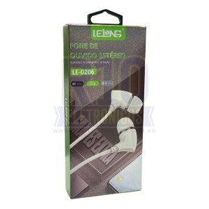 FONE DE OUVIDO LELONG LE-0206 COM MICROFONE