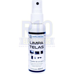 LIMPA TELA IMPLASTEC 60ML SEM FLANELA