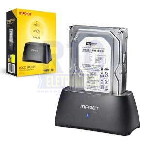 DOCK STATION INFOKIT PARA HD 3.5 ECASE-Z320 USB3.0 