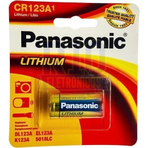 BATERIA PANASONIC CR123A¹ 3V CR-123APA/1B