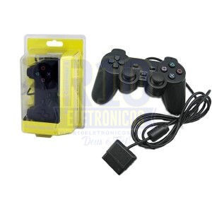 CONTROLE PS2 GAMETRON COM FIO