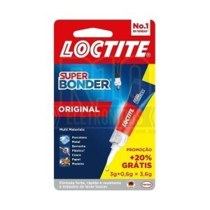 COLA SUPER BONDER LOCTITE 3,6G MULTI MATERIAIS 2857840