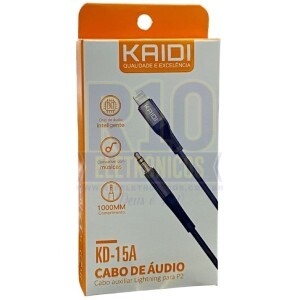 CABO DE AUDIO KAIDI KD-15A LIGHTNING PARA P2 1M