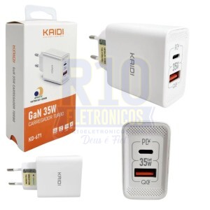 FONTE USB KAIDI KD-671 TIPO-C / USB 35W