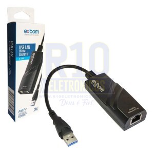 ADAPTADOR DE REDE EXBOM USB3.0 X RJ45 UL-1200 GIGABYTE
