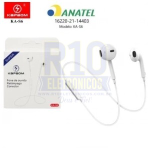 FONE BLUETOOTH KAPBOM KA-S6 SUPER