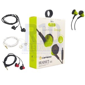 FONE P2 KAPBOM KA-712 COM MICROFONE