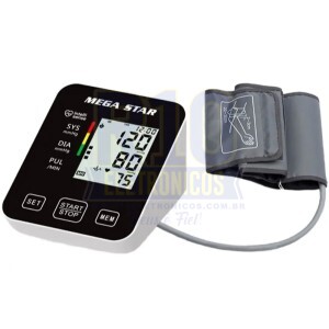 MEDIDOR DE PRESSÃO DIGITAL BRAÇO MEGA STAR HT563