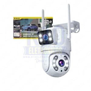 CAMERA IP BMAX BM-IP171 EXTERNA COM CAMERA DUPLA 1080P