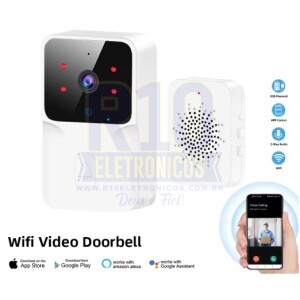 CAMPAINHA INTELIGENTE KAPBOM KA-X16 COM CAMERA