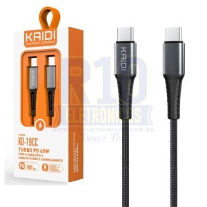 CABO KAIDI TIPO-C/TIPO-C KD-19CC 60W 1M