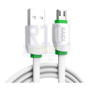 CABO USB V8 KAIDI KD-327M 2M CARREGAMENTO RÁPIDO