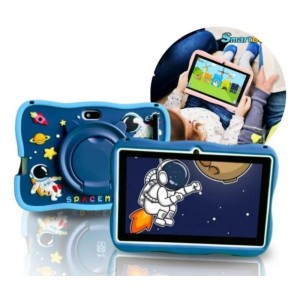 TABLET INFANTIL AMIYO A15 AZUL 64GB/4GB COM CAPA/CANETA/ADESIVO