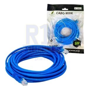 CABO DE REDE XCELL 5M XC-CAT6-5 UTP CCA/CFTV