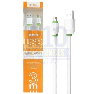 CABO USB V8 3M KAIDI KD-330M 